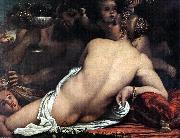 CARRACCI, Annibale Venus with a Satyr and Cupids Spain oil painting artist